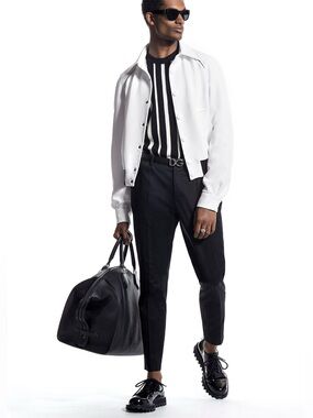 Classic Black Slim Trousers by Dolce&Gabbana